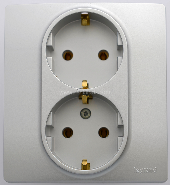 G&Uuml;M&Uuml;Ş RENK İKİLİ PRİZ,AL&Uuml;MİNYUM RENK İKİLİ PRİZ,LEGRAND G&Uuml;M&Uuml;Ş İKİLİ PRİZ FİYATI VE &Ouml;ZELLİKLERİ RENKLİPRİZ.COM DA