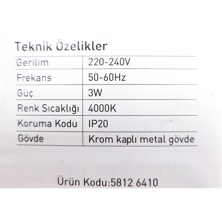 PELSAN_VITERI_DEKORATIF__APLIK_3_W_4000_K_YATAK_BASI